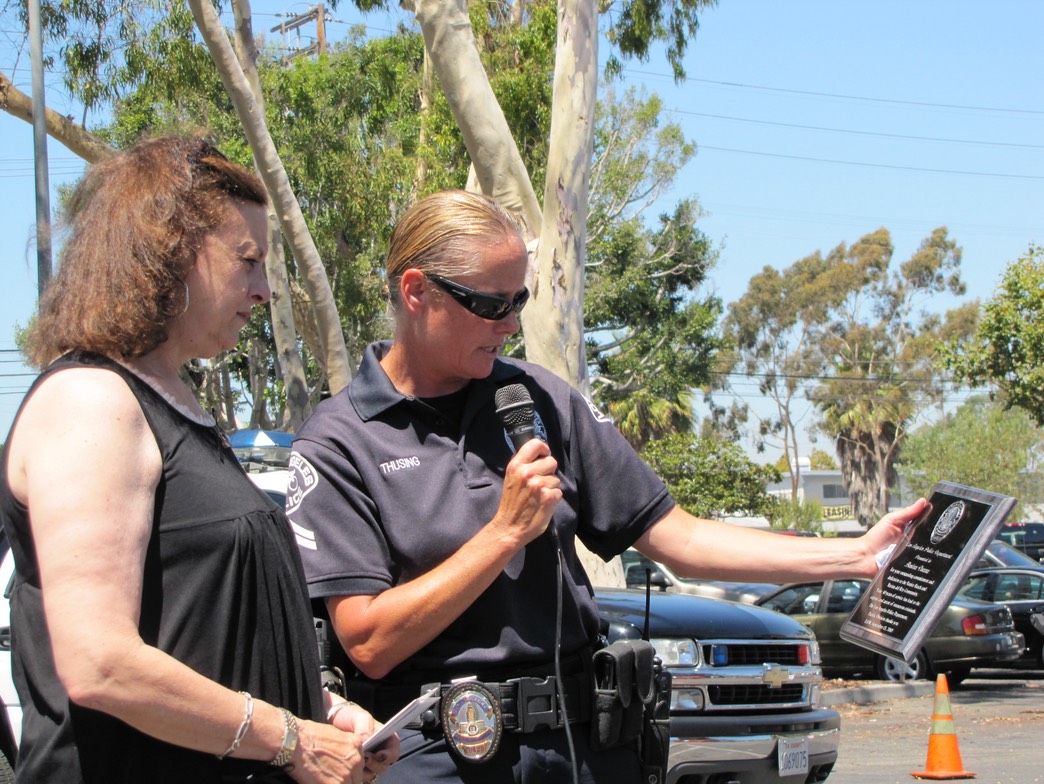 Senior Lead Officer Thusing Presenting 