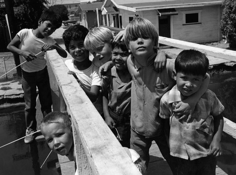 Kids on Bridge 1969